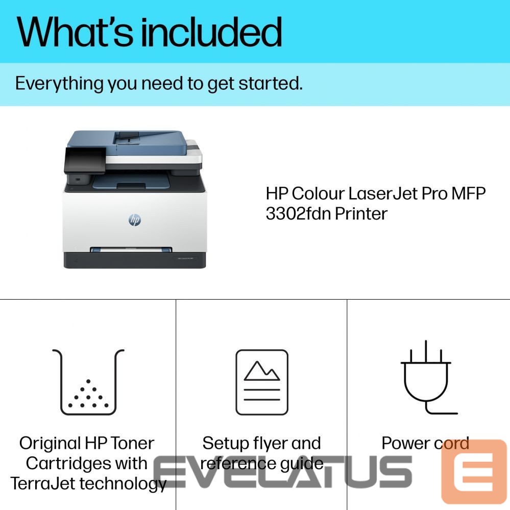 Printers HP HP Color LJ Pro MFP 3302fdn 25ppm Prntr