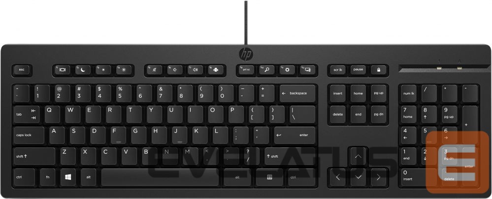 Datortehnikas aksesuāri HP HP 125 USB WD KBD Bulk 12