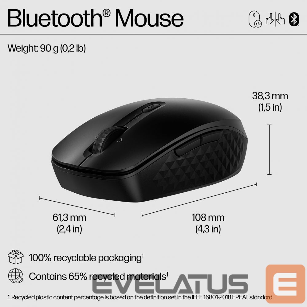 Datortehnikas aksesuāri HP HP 425 Programmable Wireless Mouse