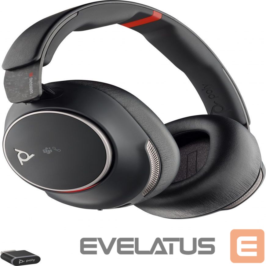 Datortehnikas aksesuāri HP HP Poly Voyager 85 UC MS Teams Headset