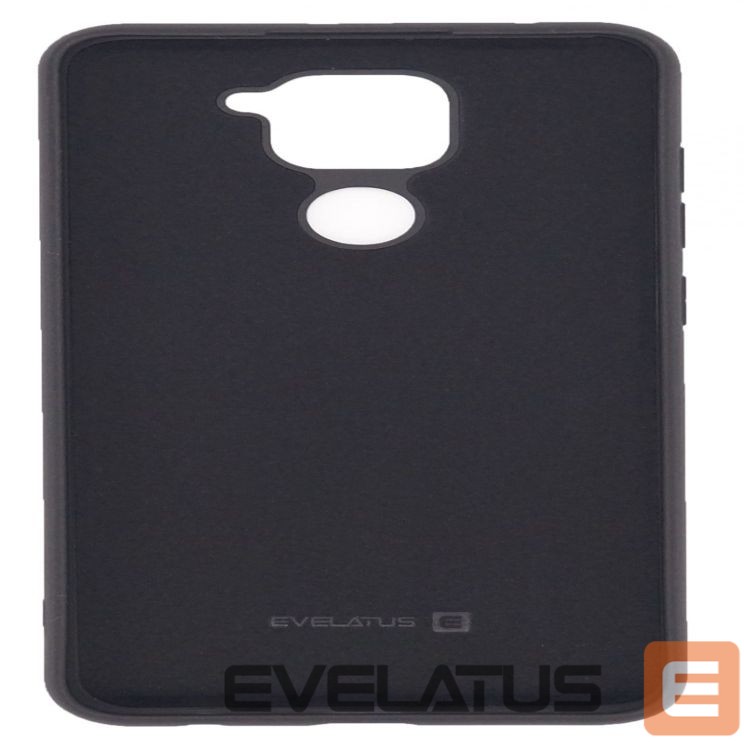 Aizmugurējais vāciņš Evelatus Xiaomi Redmi Note 9 Nano Silicone Case Soft Touch TPU Black