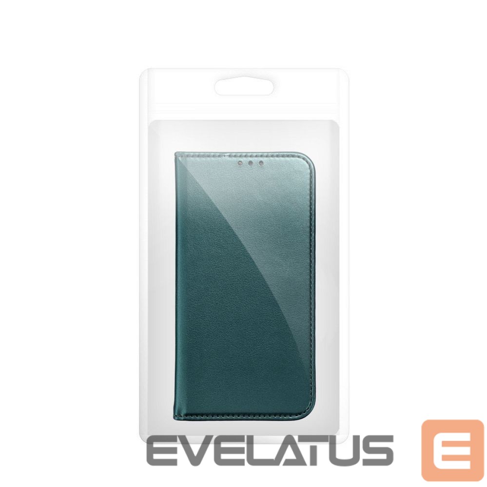 Atveramie maciņi OEM - Flip case for Oppo Reno 13F 4G / 5G Smart Magneto dark green