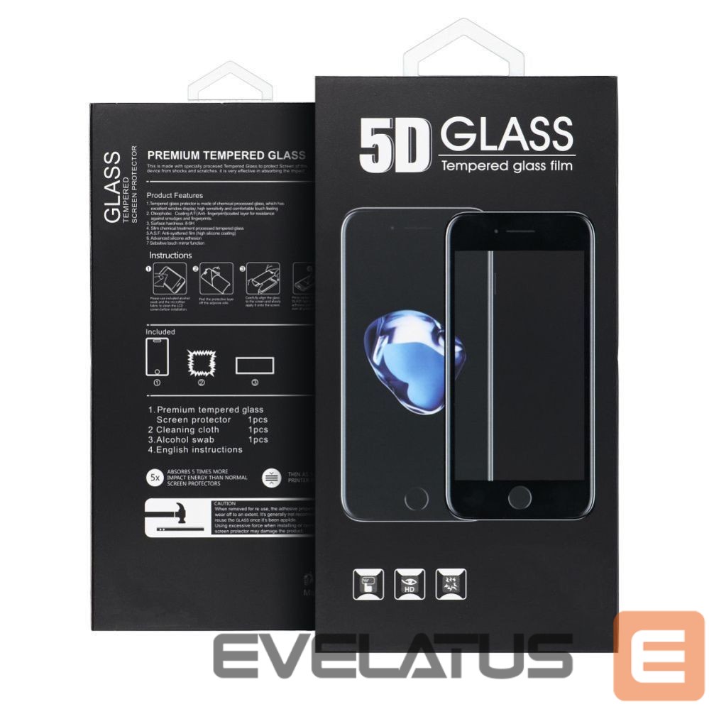 Aizsargstikls OEM - 5D Full Glue Tempered Glass - for Xiaomi 15 Pro / 15 Ultra black