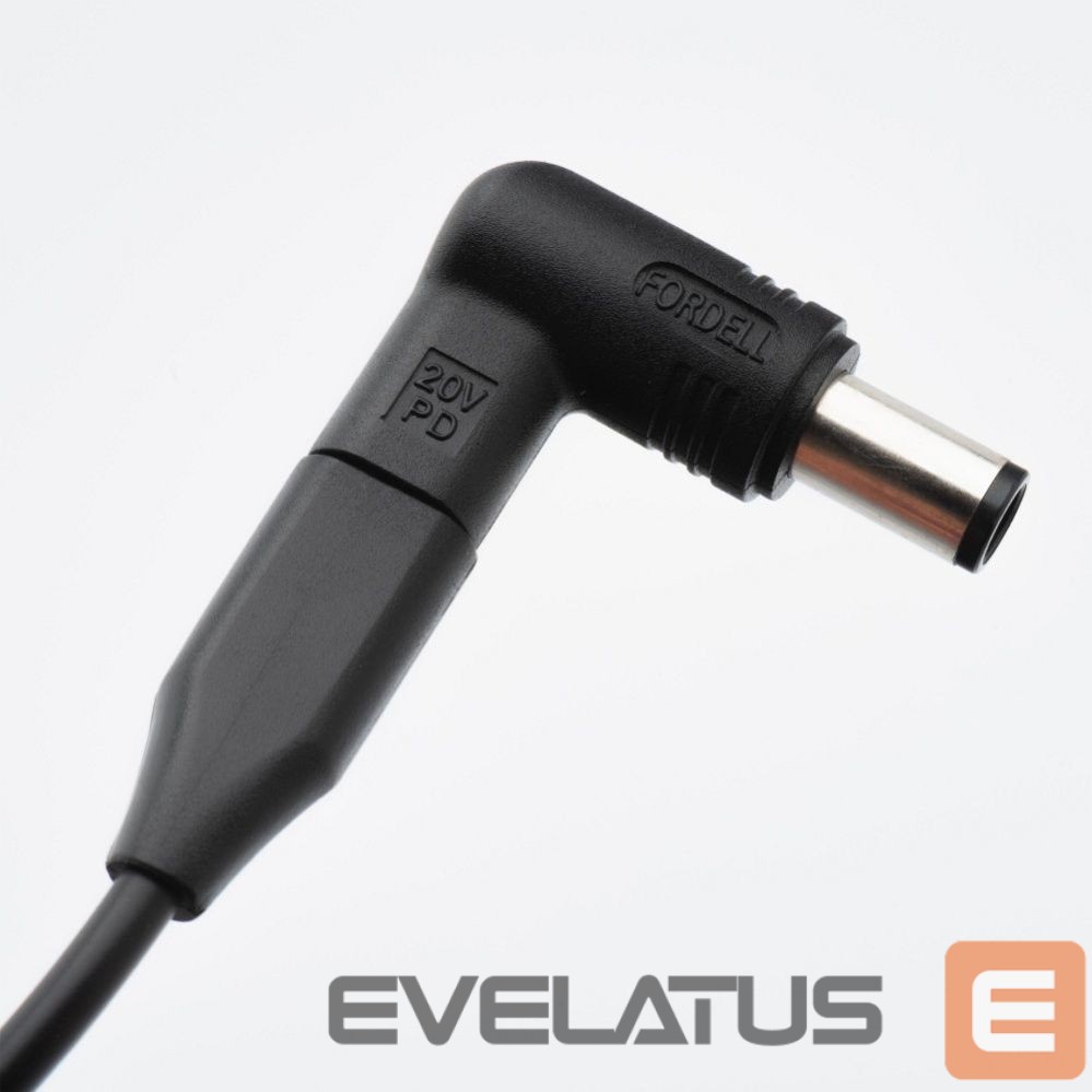 Adapteris Forcell FORCELL F-ENERGY E856 uniwersal laptop charger 90W USB C + 6 adaptors - black