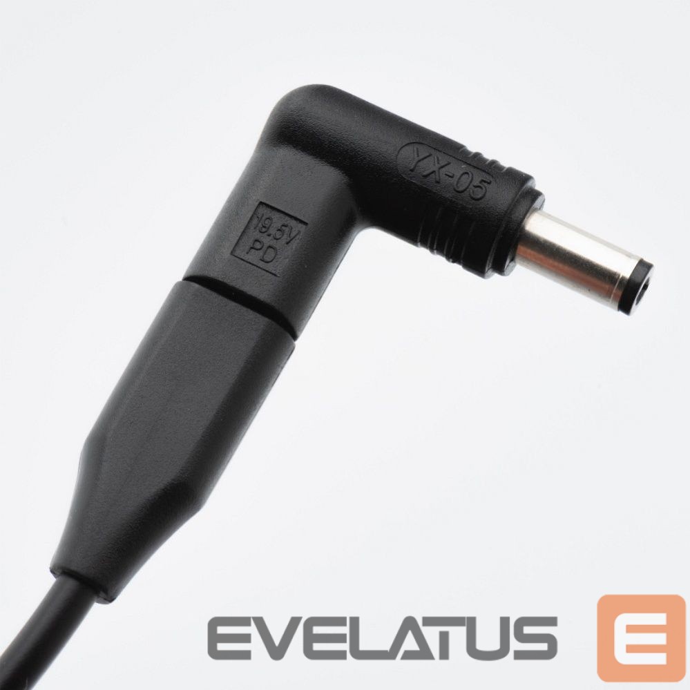 Adapteris Forcell FORCELL F-ENERGY E856 uniwersal laptop charger 90W USB C + 6 adaptors - black