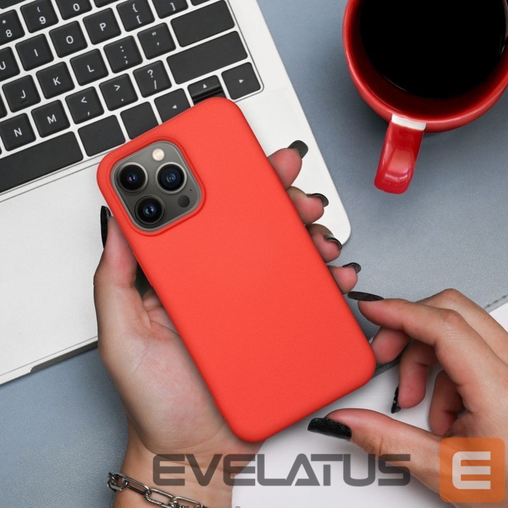 Aizmugurējais vāciņš OEM - Case for iPhone 15 PRO Silicone peach