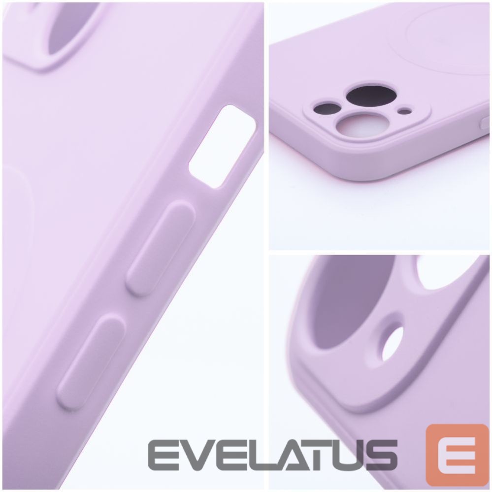 Aizmugurējais vāciņš OEM - Case for iPhone 12 MINI Silicone Mag Cover compatible with MagSafe (camera protection) pink