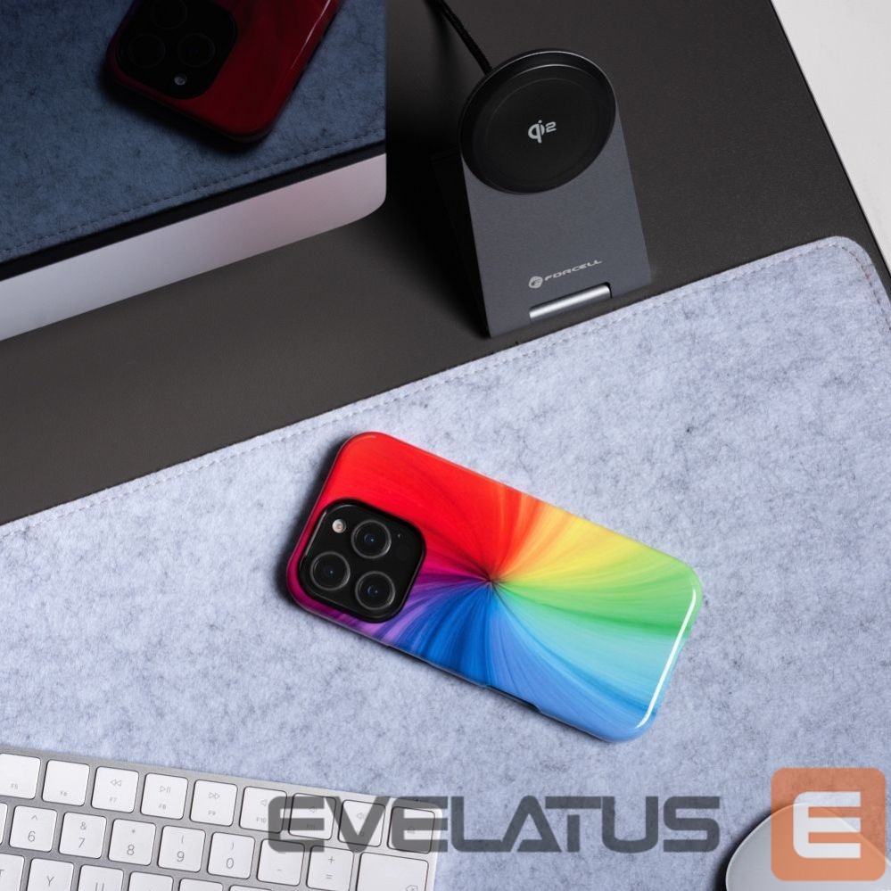 Aizmugurējais vāciņš OEM - Case double layer for sublimation compatible with MagSafe for IPHONE 17 Pro Max