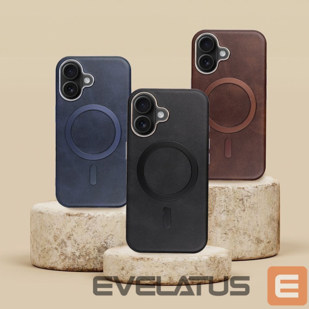 Aizmugurējais vāciņš OEM - Case for iPhone 17 Gentleman Mag Cover compatible with MagSafe brown