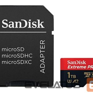 Atmiņas kartes SANDISK BY WESTERN DIGITAL  MEMORY MICRO SDXC 1TB UHS-I/W/A SDSQXCD-1T00-GN6MA SANDISK 