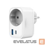 Lādēšanas ierīces un kabeļi Gembird  CHARGER USB UNIVERSAL 20W WHT/2P AC TA-ACPDQC20-01-W 