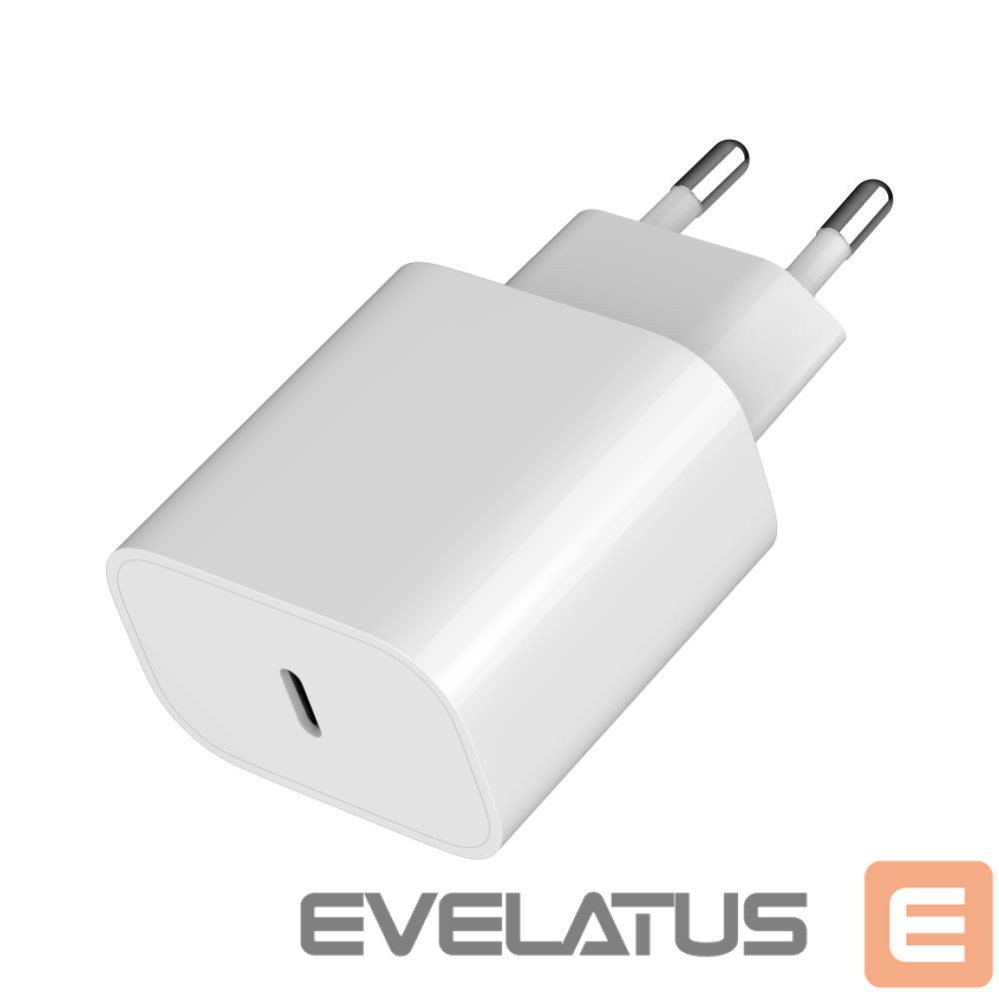Lādēšanas ierīces un kabeļi Gembird CHARGER USB-C 20W 1PORT/TA-UC-PD20-01-W
