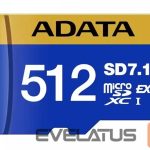 Cita datorprece ADATA  MEMORY MICRO SDXC 512GB SD7.1/UD512GEX3L1-C 