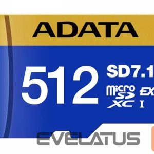 Cita datorprece ADATA  MEMORY MICRO SDXC 512GB SD7.1/UD512GEX3L1-C 