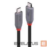 Kabelis LINDY  CABLE USB4 240W TYPE C 1.5M/40GBPS ANTHRA LINE 36957 