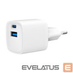 Lādēšanas ierīces un kabeļi Gembird  CHARGER USB 20W 2PORT/TA-UC-PDQC20-W-01 