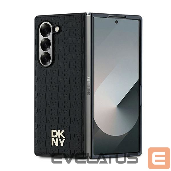 Aizmugurējais vāciņš DKNY DKNY Repeat Pattern Stack Logo Case for Samsung Galaxy Z Fold6 - Black