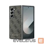 Aizmugurējais vāciņš Guess  Guess 4G Case for Samsung Galaxy Z Fold 6 - Brown 