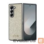 Aizmugurējais vāciņš Guess  Guess 4G Glitter Script Case for Samsung Galaxy Z Fold 6 - Gold 
