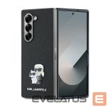 Aizmugurējais vāciņš Karl Lagerfeld  Karl Lagerfeld Saffiano Metal Pin Case for Samsung Galaxy Z Fold 6 - Black 