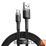 Kabelis Baseus  Baseus Cafule cable USB-C 3A 1m (Gray+Black) 