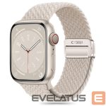 Cits mobilo telefonu aksesuārs Tech-Protect  Tech-Protect Nylonmag Strap for Apple Watch 4 / 5 / 6 / 7 / 8 / 9 / SE / Ultra 1 / 2 (42 / 44 / 45 / 49 mm) - Beige 
