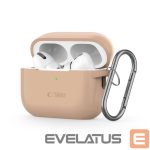 Cits mobilo telefonu aksesuārs Tech-Protect  Tech-Protect Silicone Hook Case for Apple AirPods Pro 1 / 2 - Beige 
