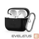 Cits mobilo telefonu aksesuārs Tech-Protect  Tech-Protect Silicone Hook Case for Apple AirPods Pro 1 / 2 - Black 
