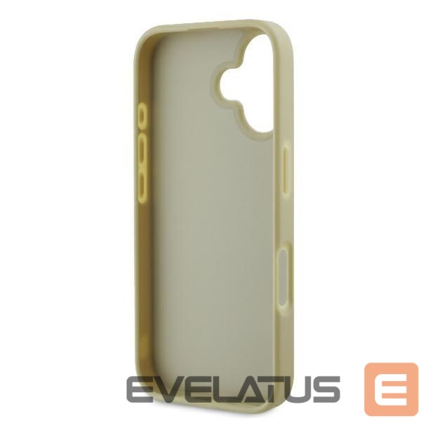Aizmugurējais vāciņš Guess Guess Fixed Glitter Big 4G Case for iPhone 16 Plus - Gold