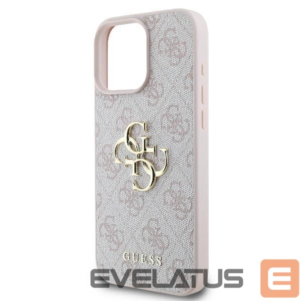 Cits mobilo telefonu aksesuārs Guess Guess 4G Big Logo Case for iPhone 16 Pro - Pink