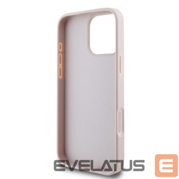 Cits mobilo telefonu aksesuārs Guess Guess 4G Big Logo Case for iPhone 16 Pro - Pink