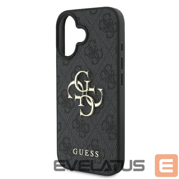 Cits mobilo telefonu aksesuārs Guess Guess 4G Big Logo Case for iPhone 16 - Black