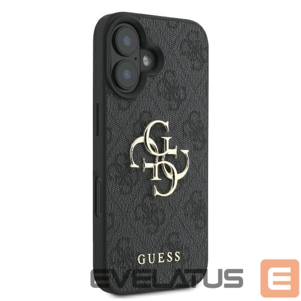 Cits mobilo telefonu aksesuārs Guess Guess 4G Big Logo Case for iPhone 16 - Black