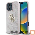 Cits mobilo telefonu aksesuārs Guess  Guess 4G Big Logo Case for iPhone 16 Pro Max - Pink 