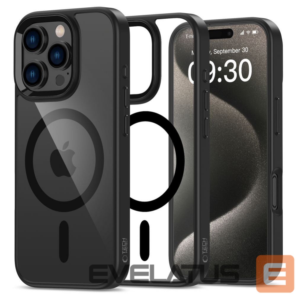 Cits mobilo telefonu aksesuārs Tech-Protect Tech-Protect MagMat MagSafe iPhone 16 Pro Case - Clear