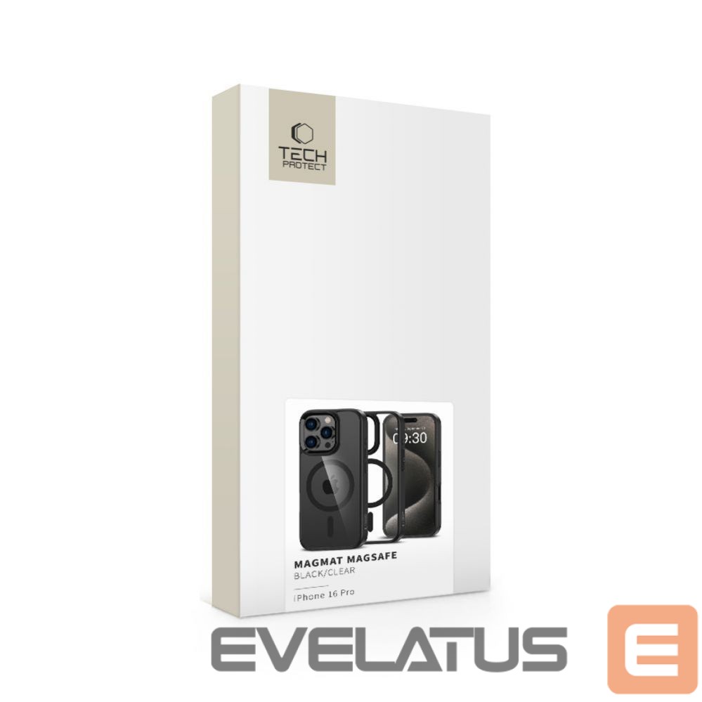 Cits mobilo telefonu aksesuārs Tech-Protect Tech-Protect MagMat MagSafe iPhone 16 Pro Case - Clear