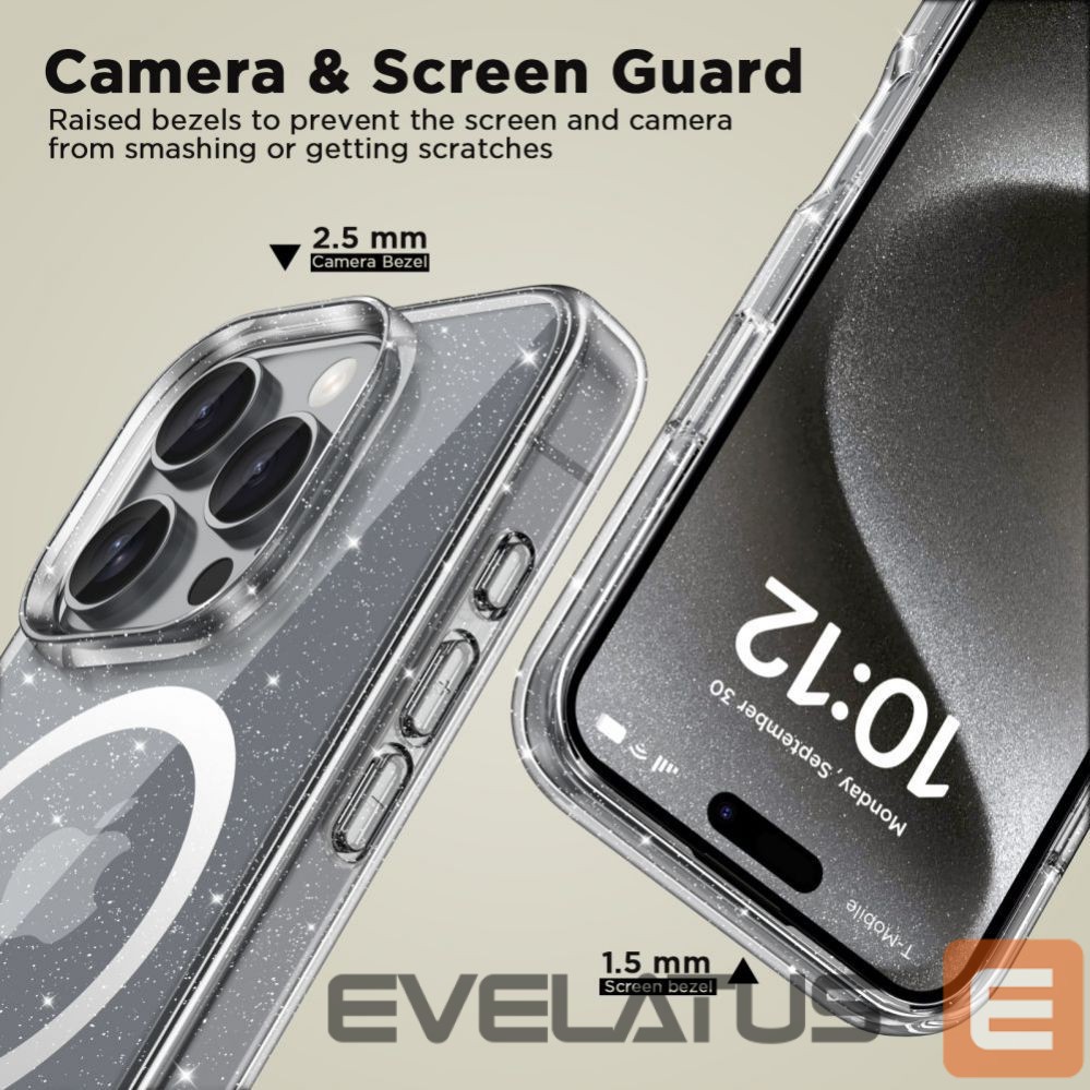 Cits mobilo telefonu aksesuārs Tech-Protect Tech-Protect FlexAir Hybrid MagSafe Case for iPhone 16 Pro - Clear