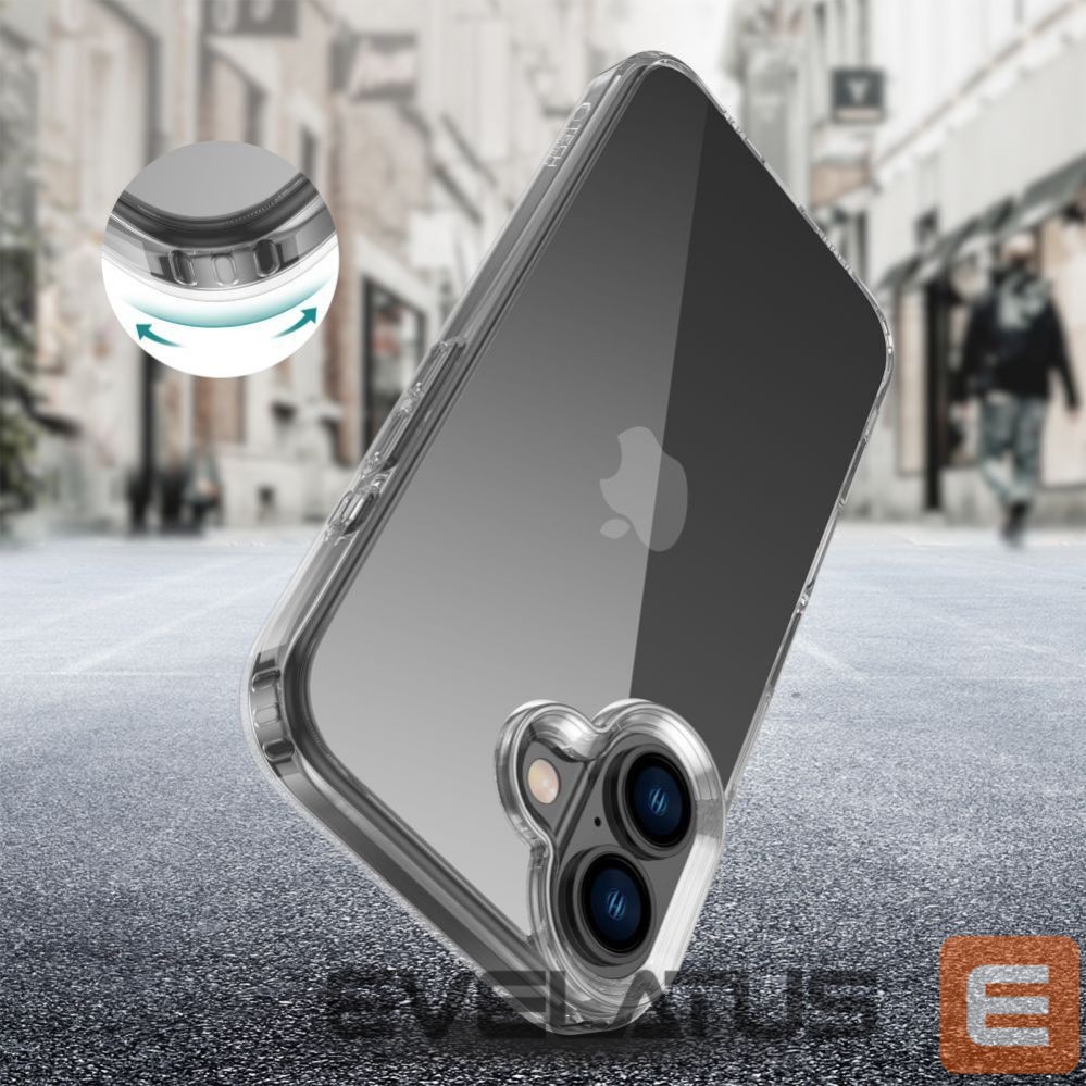 Cits mobilo telefonu aksesuārs Tech-Protect Tech-Protect FlexAir Hybrid Case for iPhone 16 - Clear