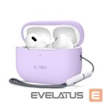 Maciņš austiņām Tech-Protect Apple AirPods Pro 1 / 2 Silicone Case Purple