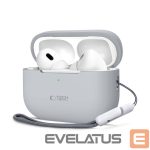 Maciņš austiņām Tech-Protect Apple AirPods Pro 1 / 2 Silicone Case Gray