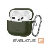 Cits mobilo telefonu aksesuārs Tech-Protect  Tech-Protect Silicone Hook Case for Apple AirPods 3 - Green 