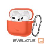 Cits mobilo telefonu aksesuārs Tech-Protect  Tech-Protect Silicone Hook Case for Apple AirPods 3 - Orange 