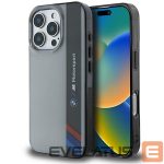 Cits mobilo telefonu aksesuārs BMW  BMW Motosport IML Vertical Stripe iPhone 16 Pro Case - Gray 