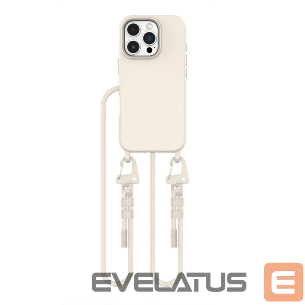 Cits mobilo telefonu aksesuārs Tech-Protect Tech-Protect MagNecklace MagSafe Case for iPhone 16 Pro Max - Beige