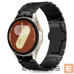 Cits mobilo telefonu aksesuārs Tech-Protect  Tech-Protect Stainless Line Strap for Samsung Galaxy Watch 4 / 5 / 5 PRO / 6 / 7 / FE - Black 