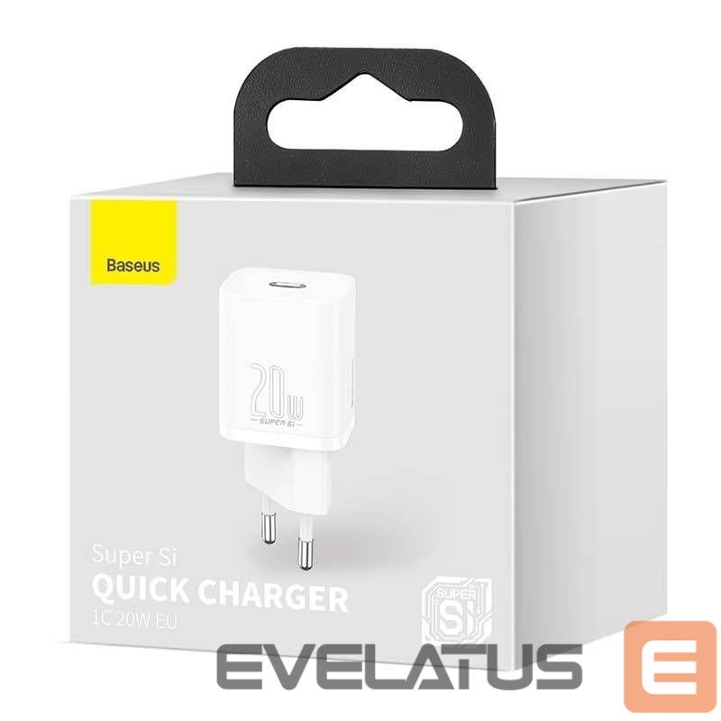 Adapteris Baseus Baseus Super Si Quick Charger 1C 20W (white)