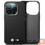 Cits mobilo telefonu aksesuārs BMW  BMW M Edition Kevlar Wrapped Metal iPhone 16 Pro Max Case - Black 