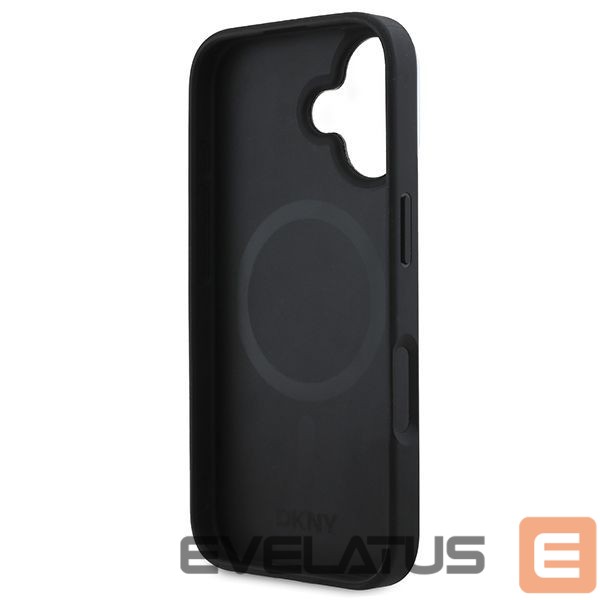 Cits mobilo telefonu aksesuārs DKNY DKNY Checkered Pattern Magsafe iPhone 16 Plus Case - Black