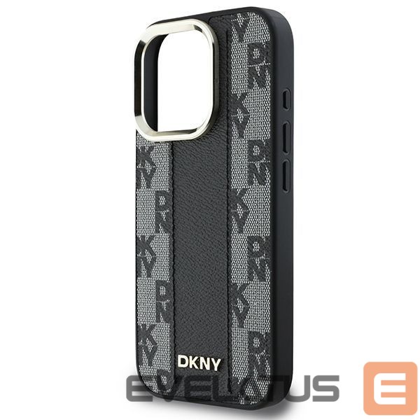 Cits mobilo telefonu aksesuārs DKNY Apple DKNY Checkered Pattern Magsafe iPhone 16 Pro Max Case - Black