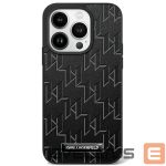 Cits mobilo telefonu aksesuārs Karl Lagerfeld  Karl Lagerfeld Hot Stamp Magsafe iPhone 16 Case - Black 